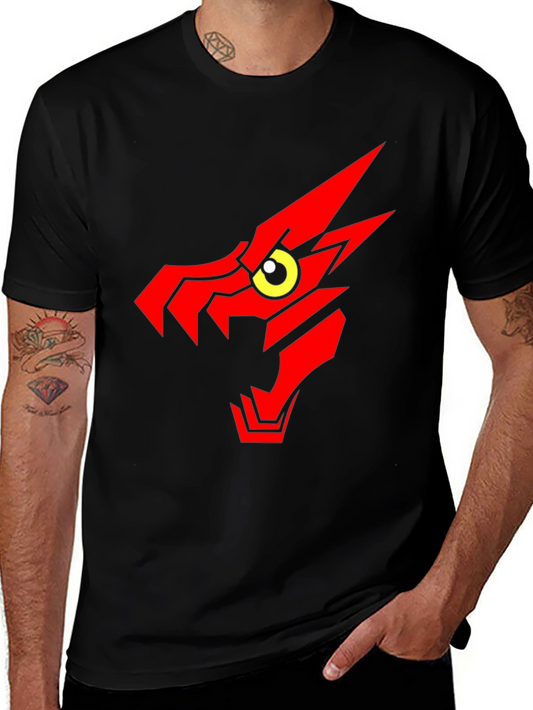 Red Dragon Graphic Black T-Shirt