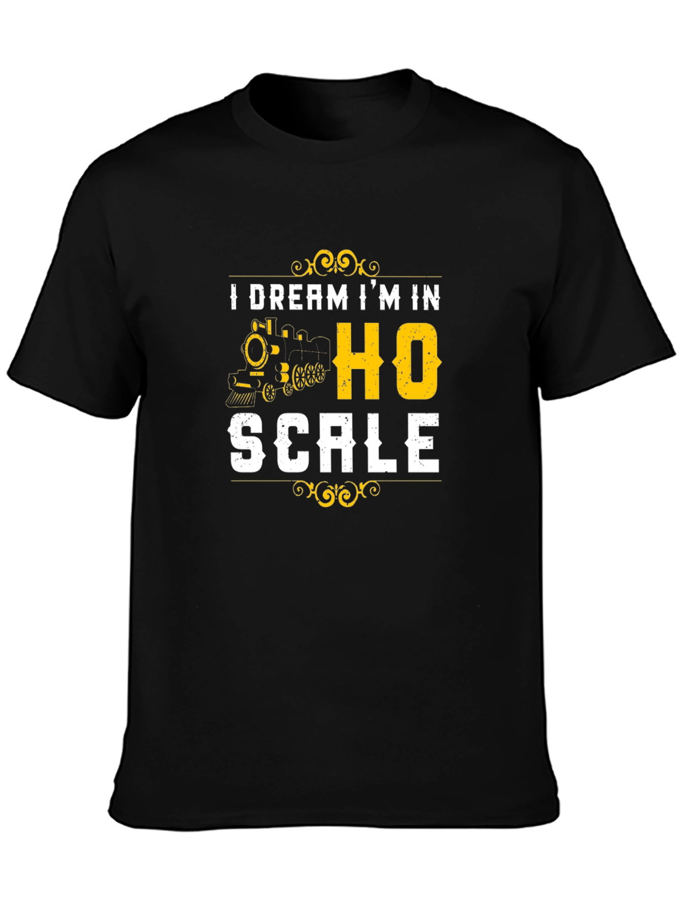 I Dream Im In HO Scale Train Hobbyist T-Shirt