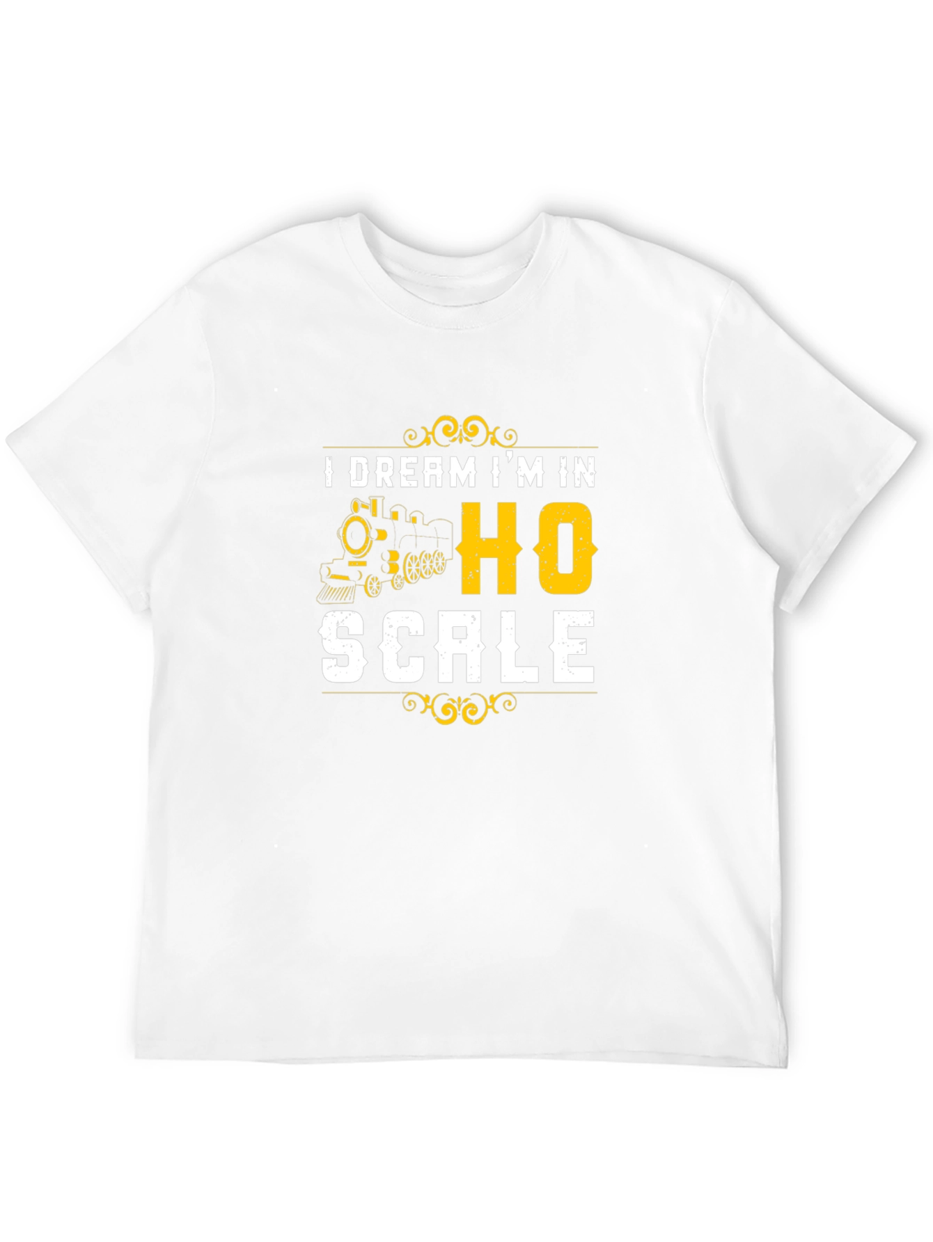 I Dream Im In HO Scale Train Hobbyist T-Shirt