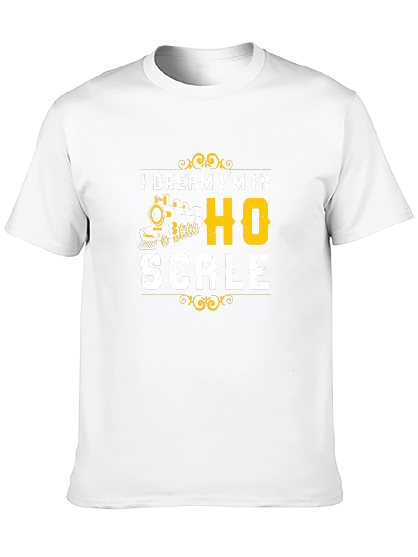 I Dream Im In HO Scale Train Hobbyist T-Shirt