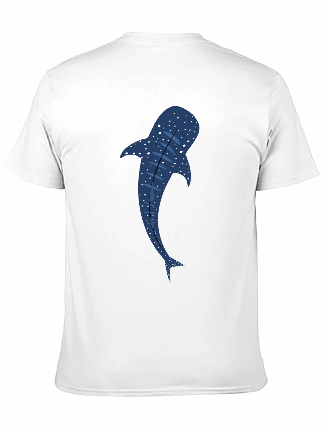 Whale Shark Graphic Tee - Black Cotton T-Shirt