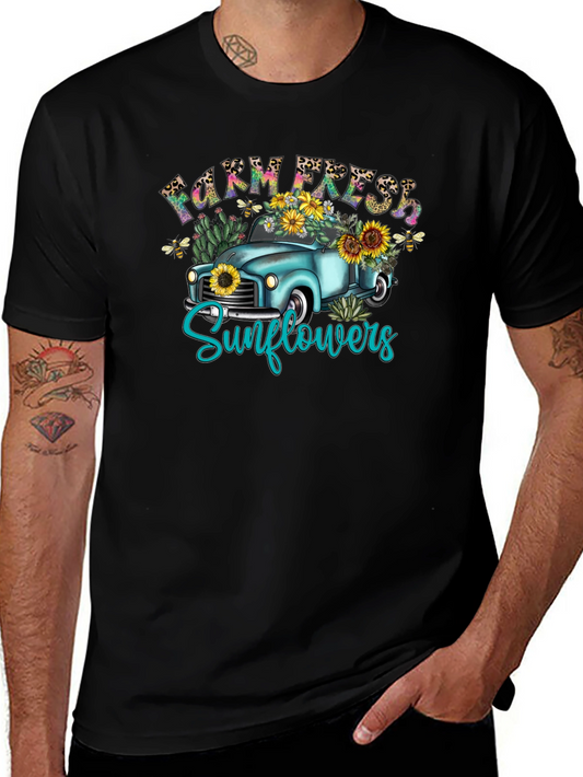 Farm Fresh Sunflowers Graphic Tee