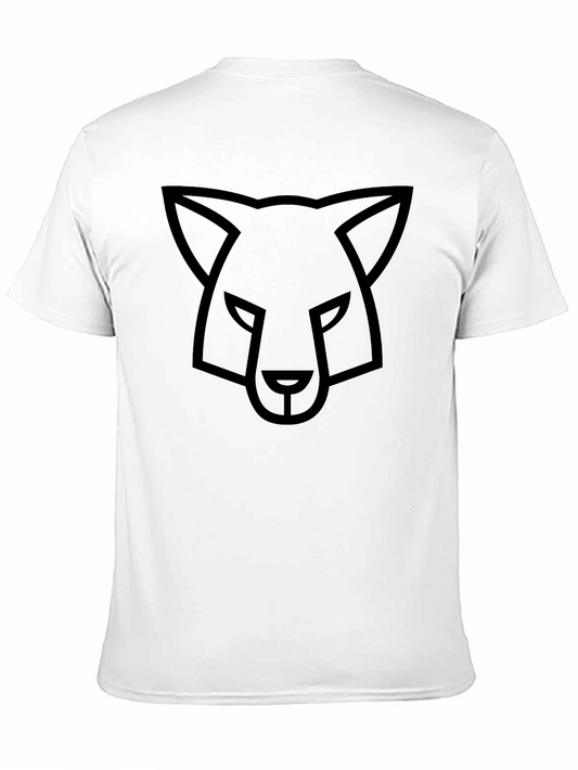 Black Fox Graphic Tee - Modern Minimalist Design