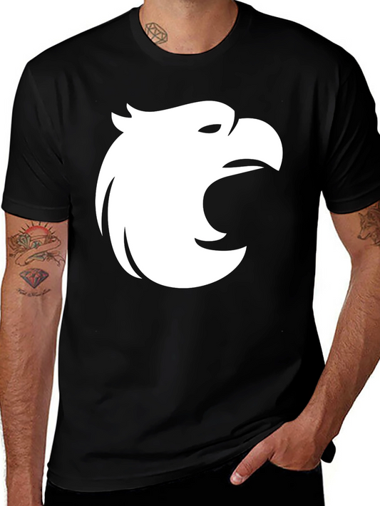 Eagle Graphic Black T-Shirt - Bold Bird Design