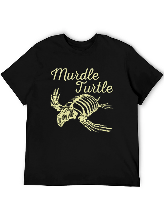 Murdel Turtle Skeleton Graphic Tee
