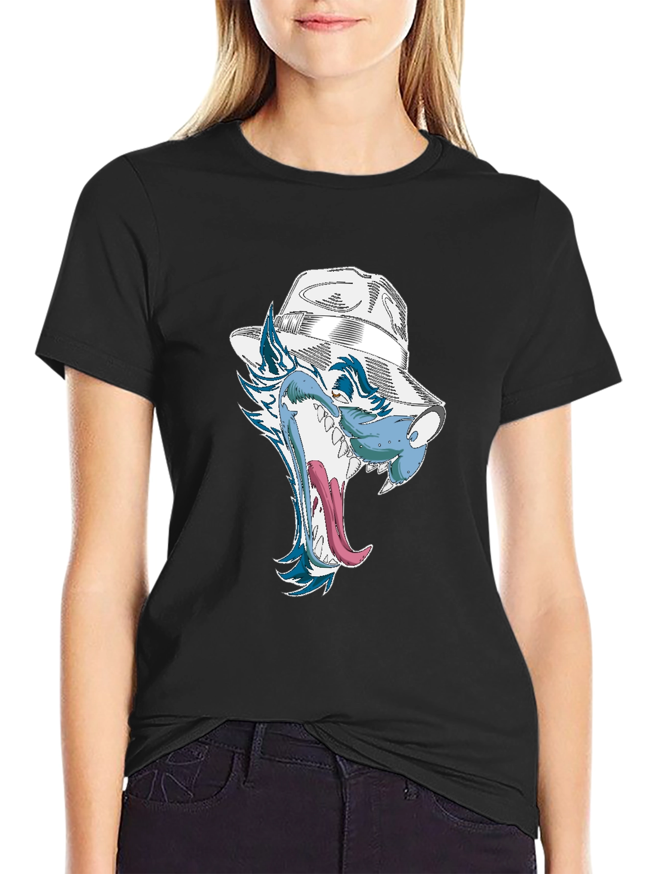 Wolf Graphic Print Tee