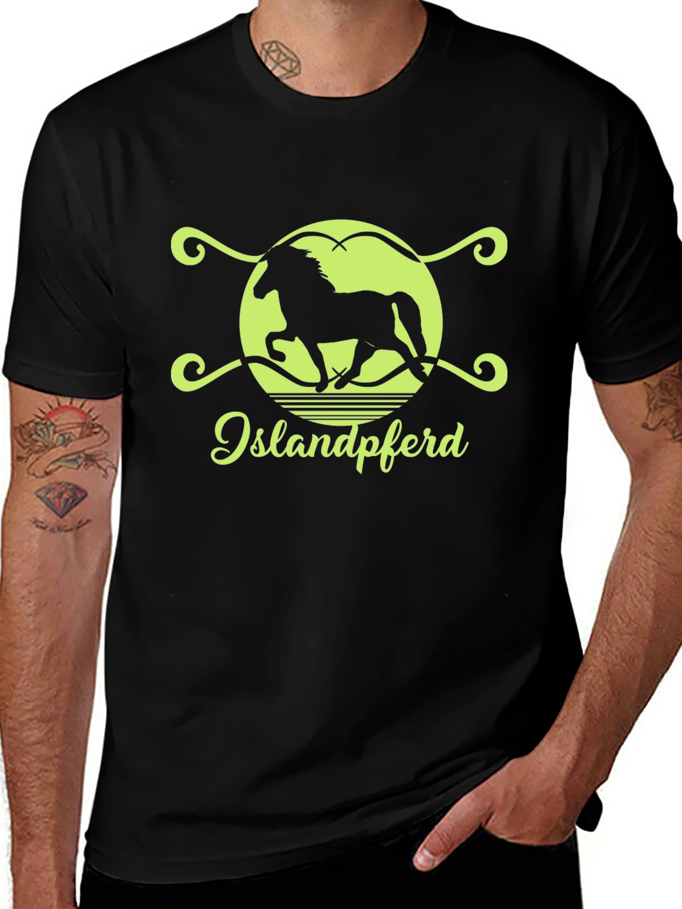 Islandpferd Horse Silhouette T-Shirt