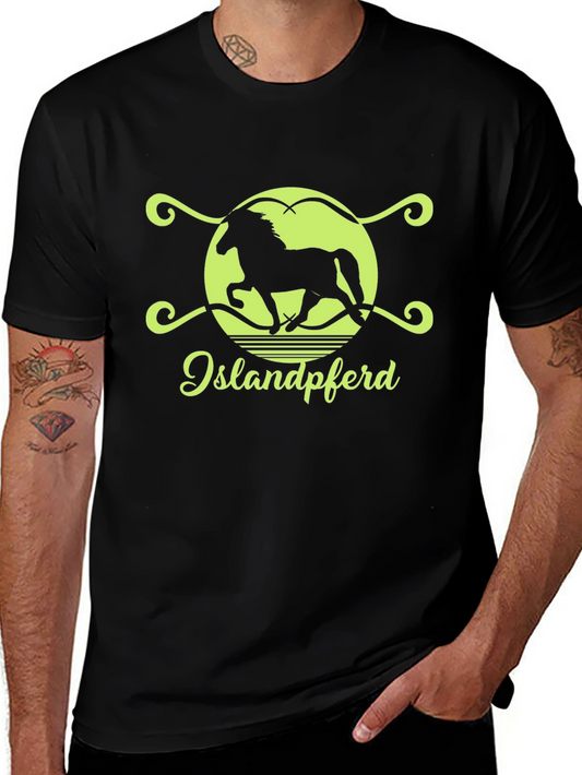 Islandpferd Horse Silhouette T-Shirt