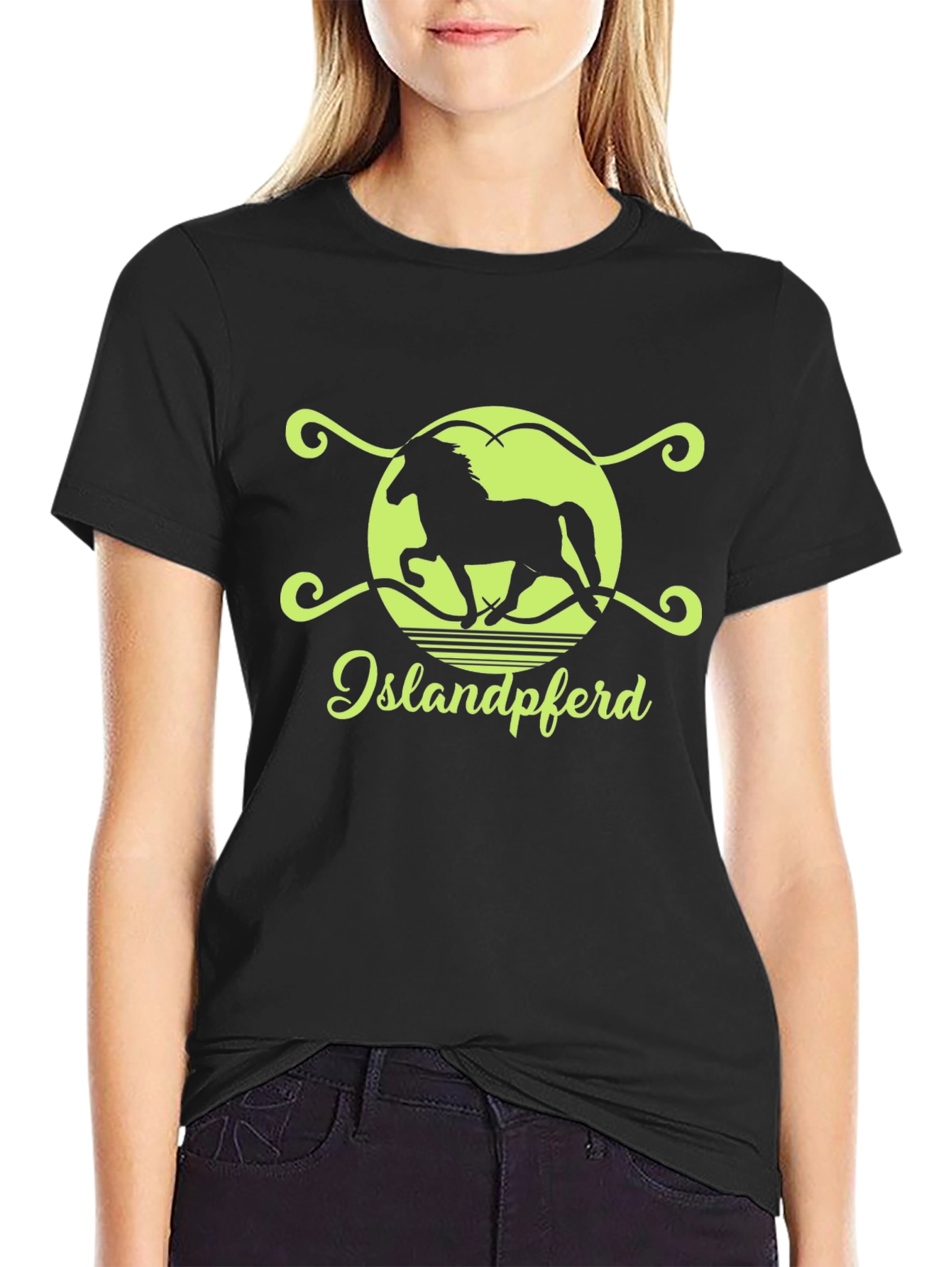 Islandpferd Horse Silhouette T-Shirt