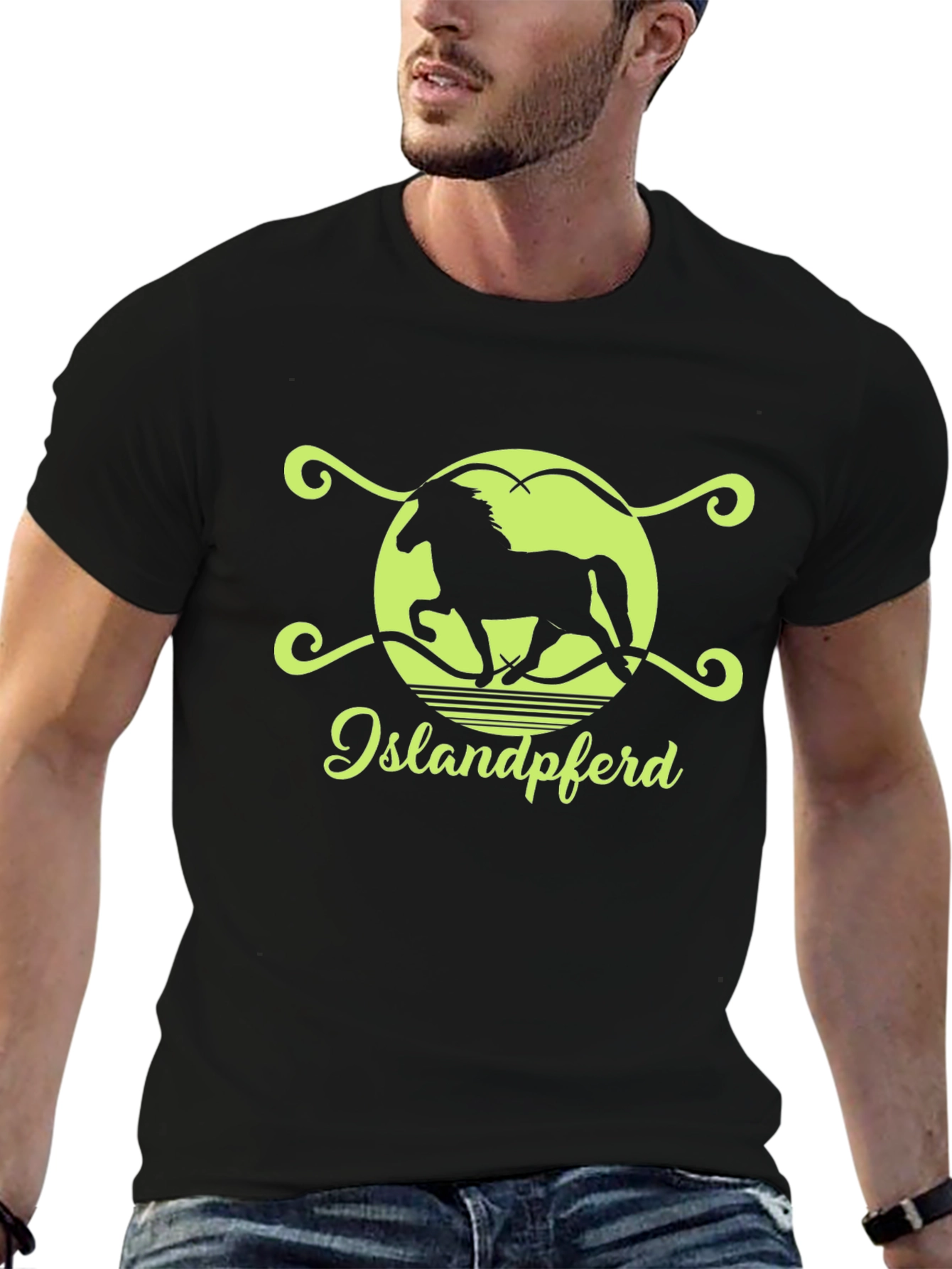 Islandpferd Horse Silhouette T-Shirt