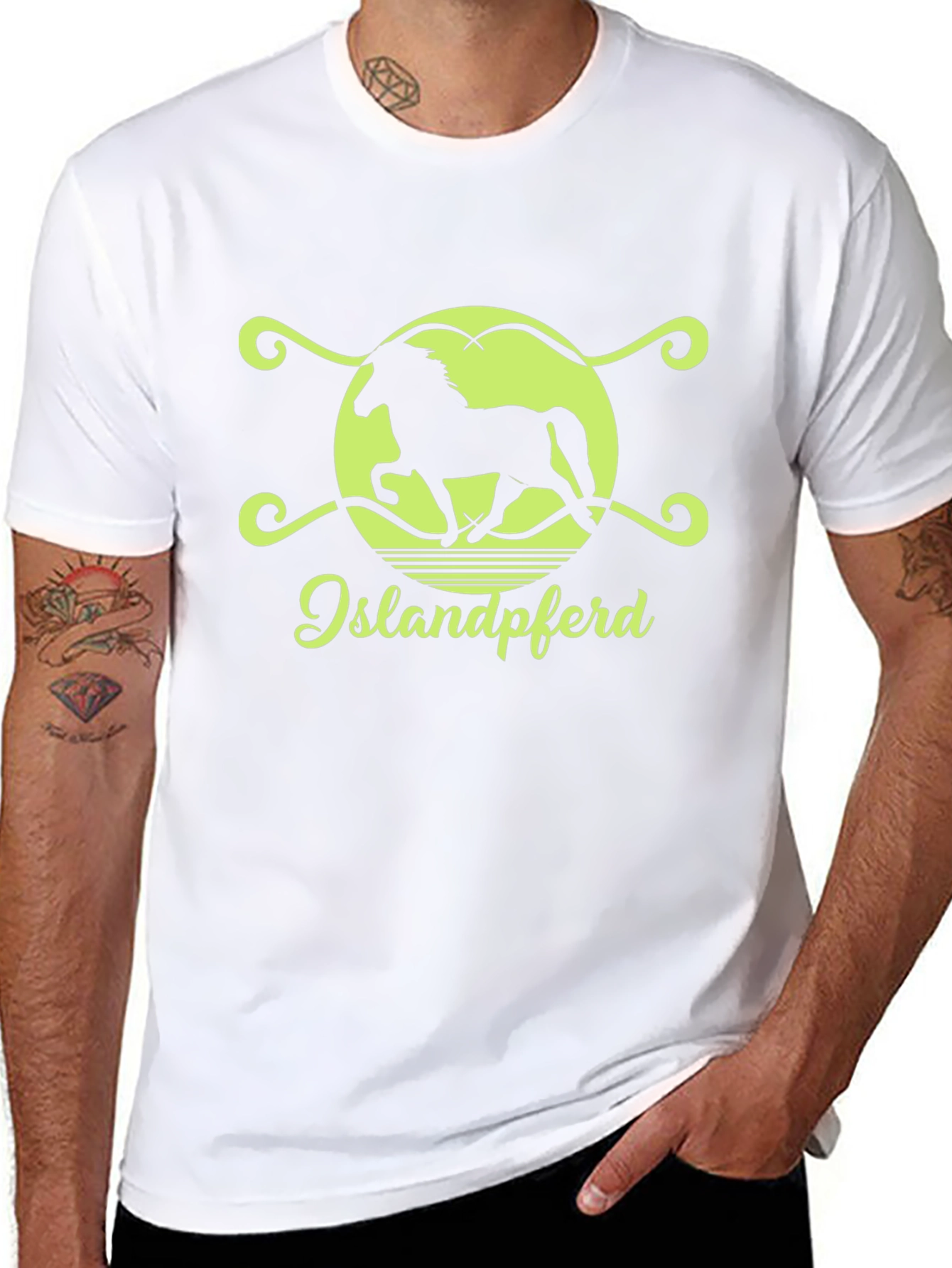 Islandpferd Horse Silhouette T-Shirt