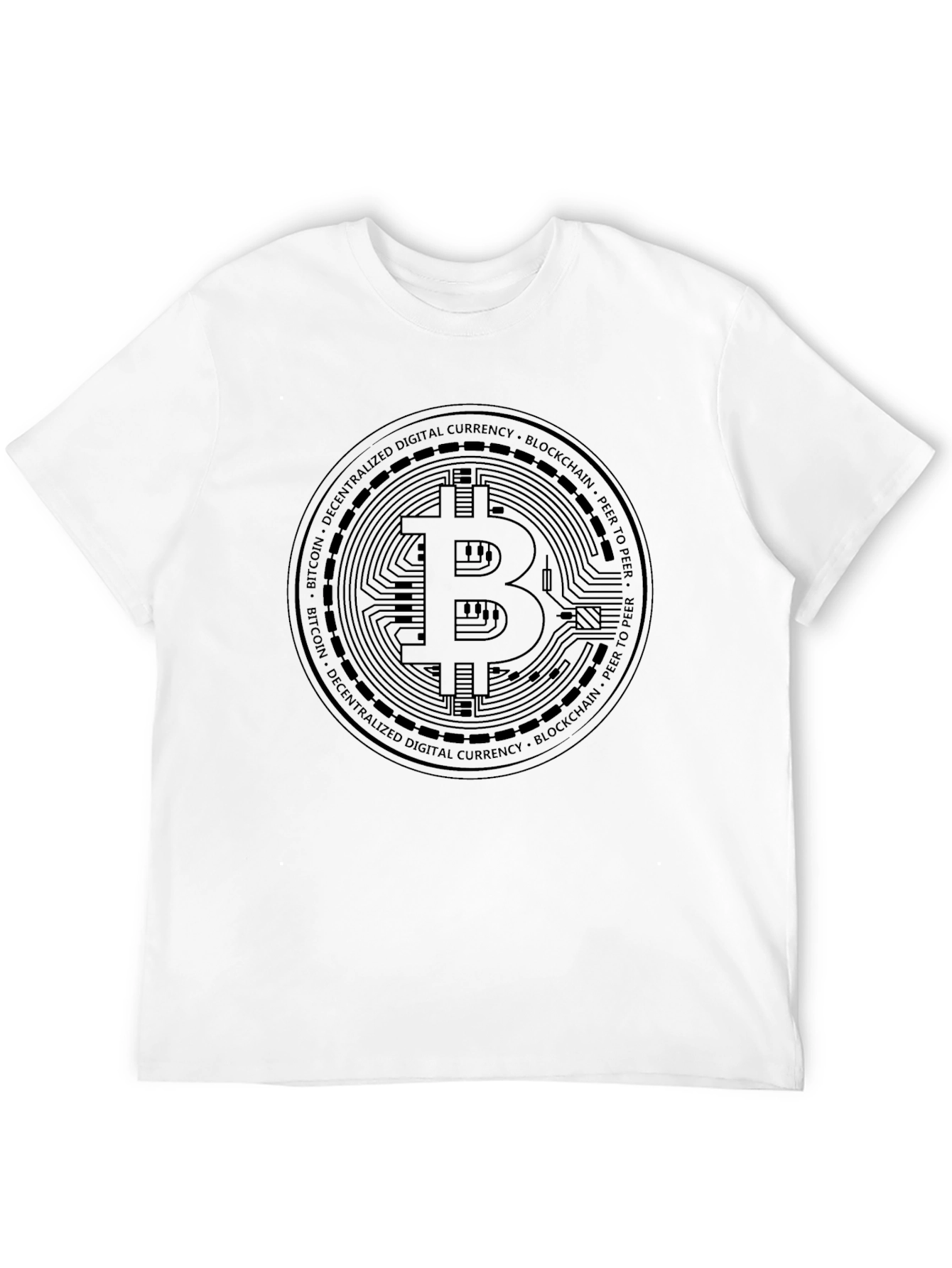 Bitcoin Graphic Tee - Crypto Digital Currency T-Shirt