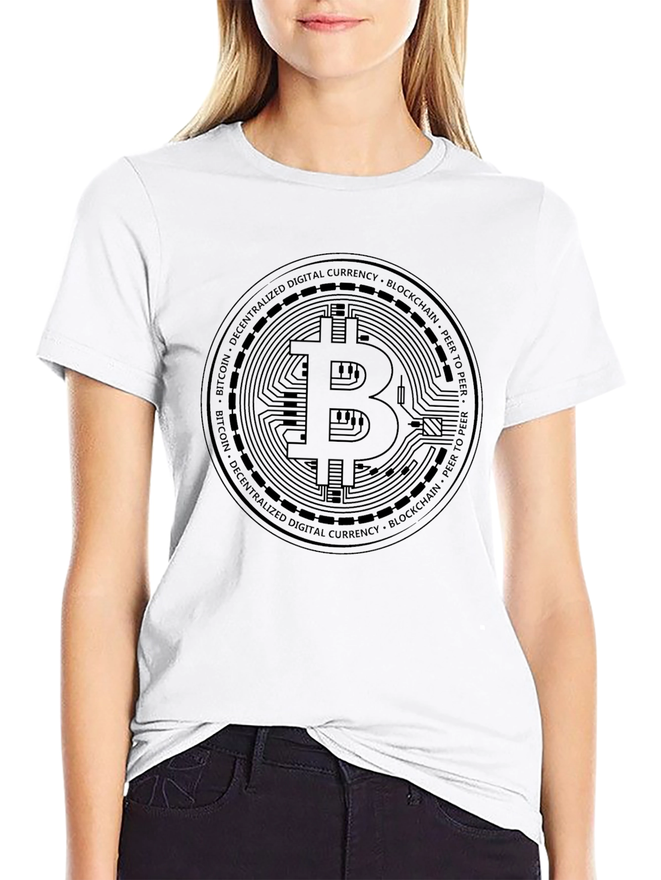Bitcoin Graphic Tee - Crypto Digital Currency T-Shirt