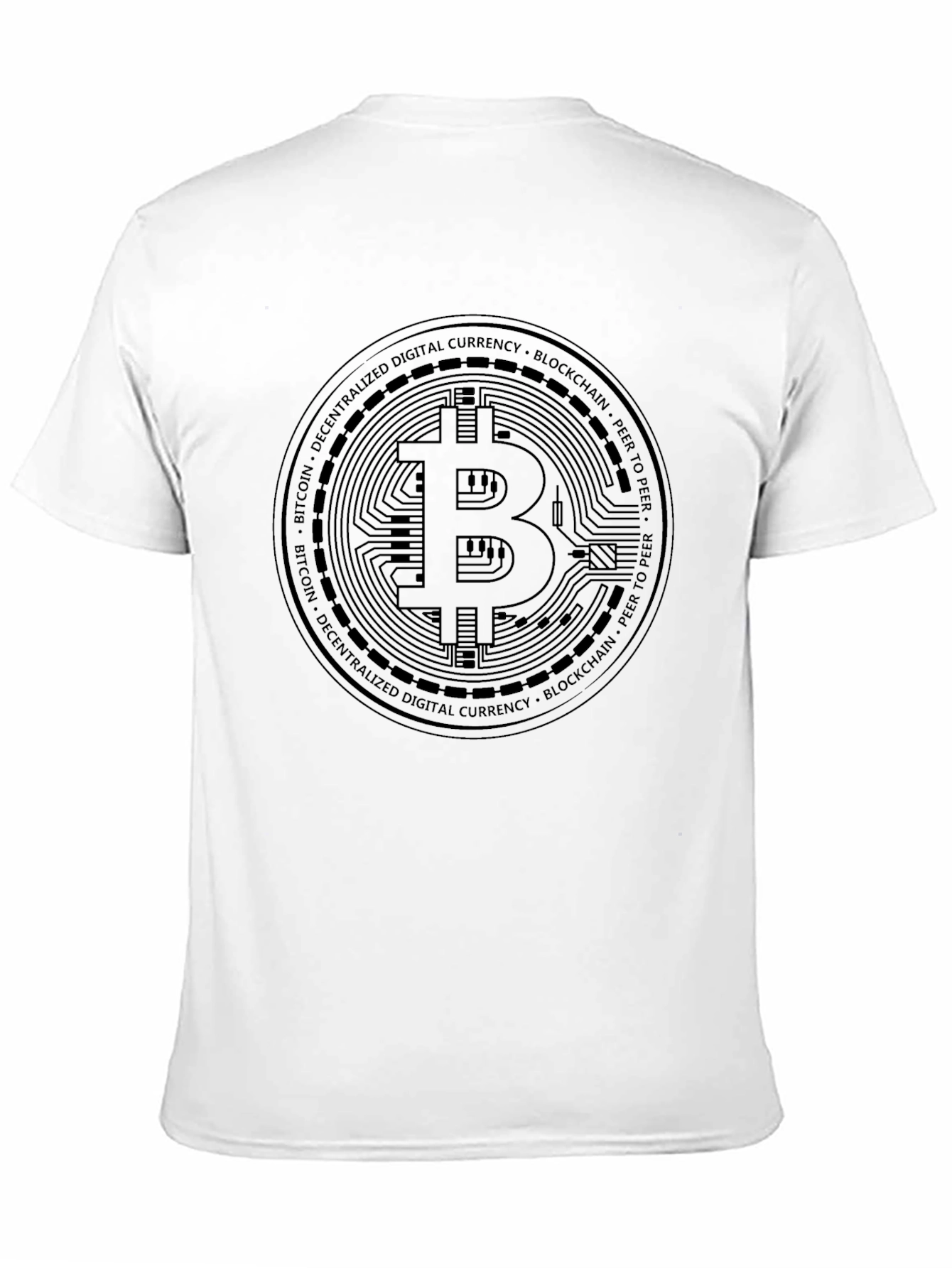 Bitcoin Graphic Tee - Crypto Digital Currency T-Shirt