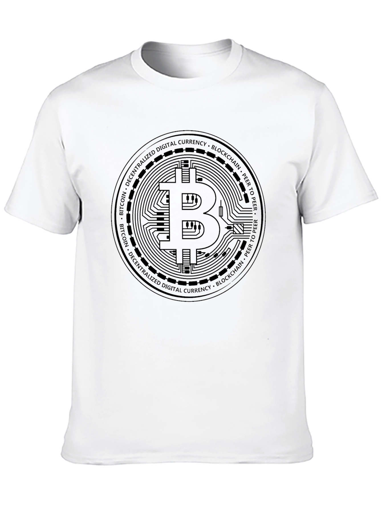 Bitcoin Graphic Tee - Crypto Digital Currency T-Shirt