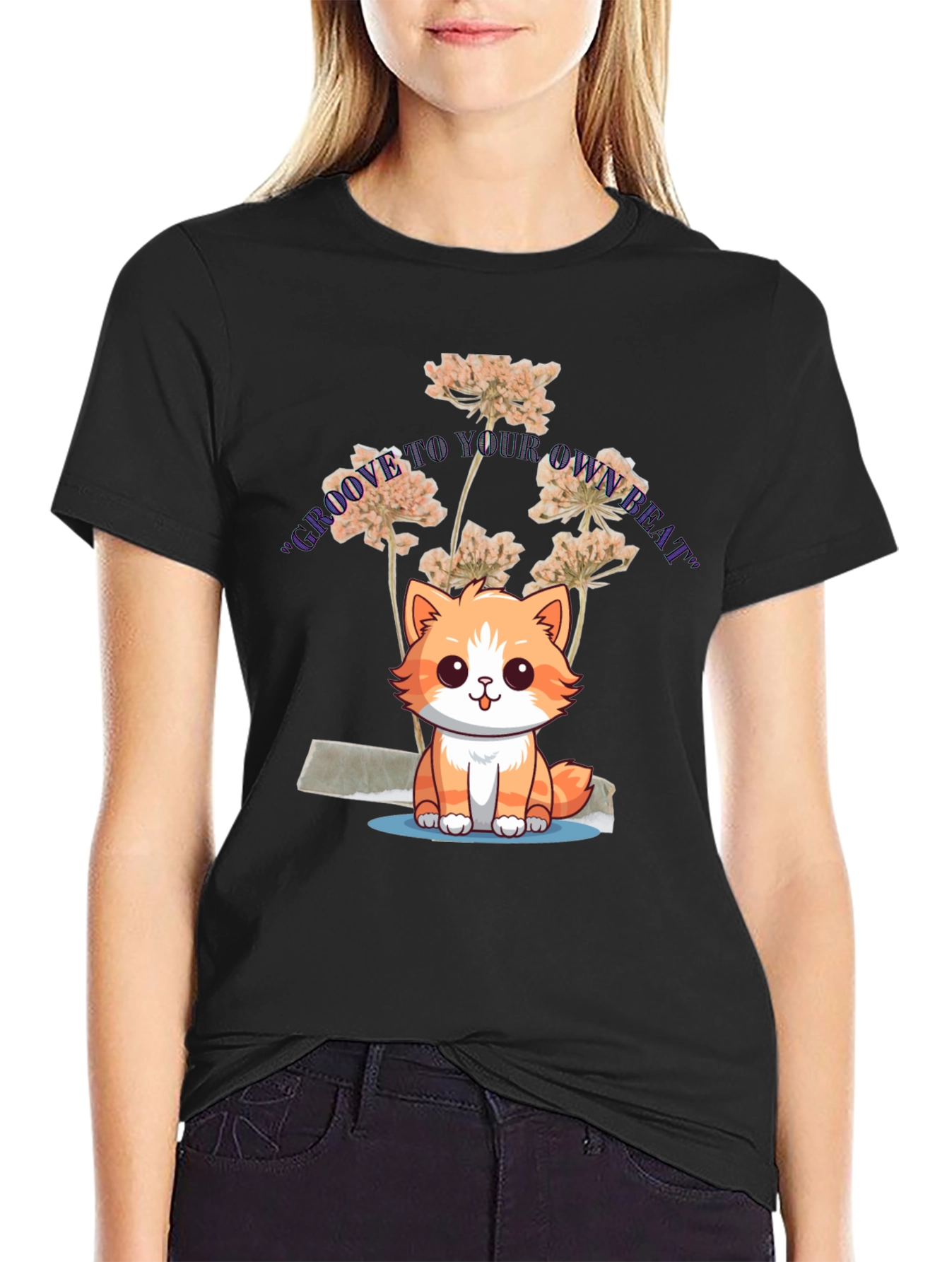 Groove to Your Own Beat Cat T-Shirt