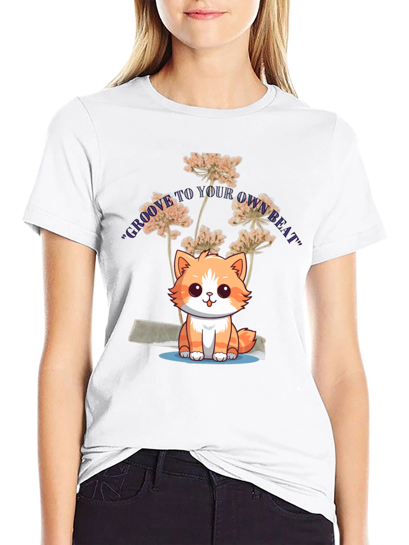 Groove to Your Own Beat Cat T-Shirt