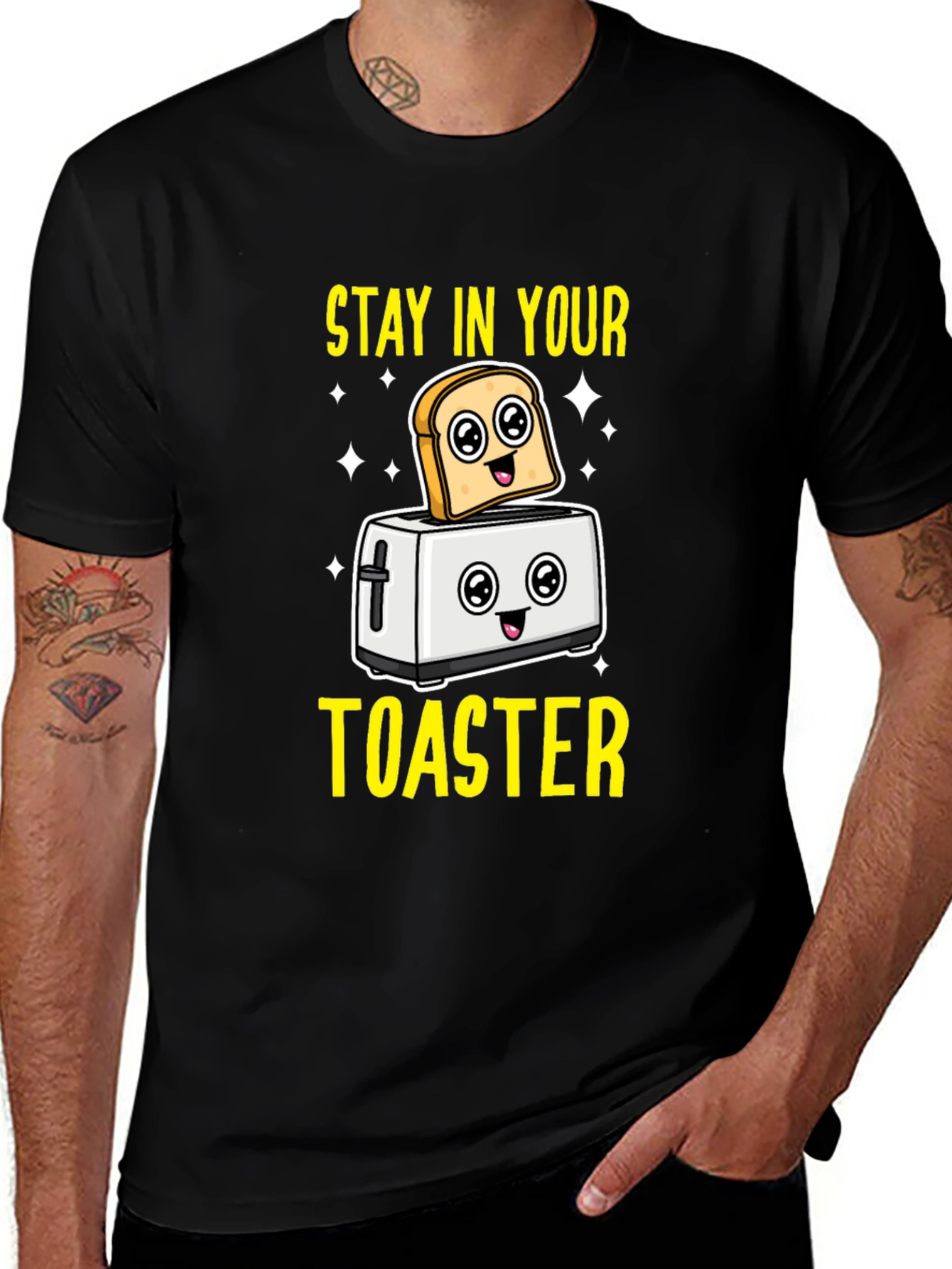 Stay In Your Toaster Graphic T-Shirt