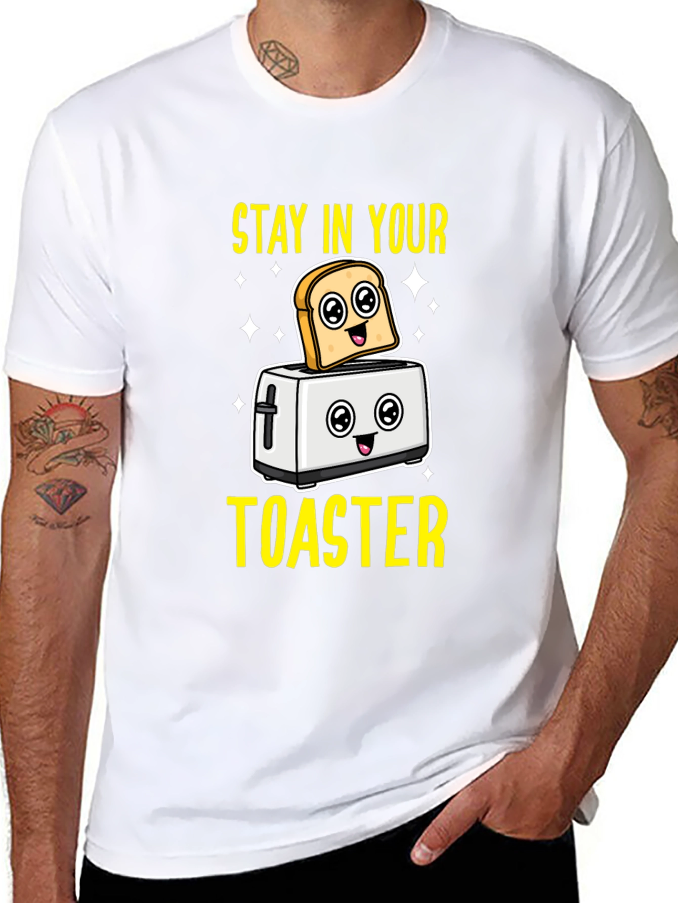 Stay In Your Toaster Graphic T-Shirt