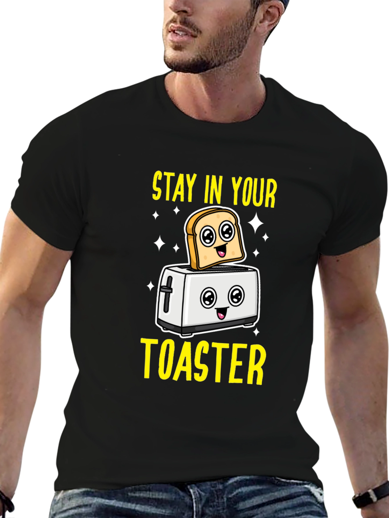 Stay In Your Toaster Graphic T-Shirt