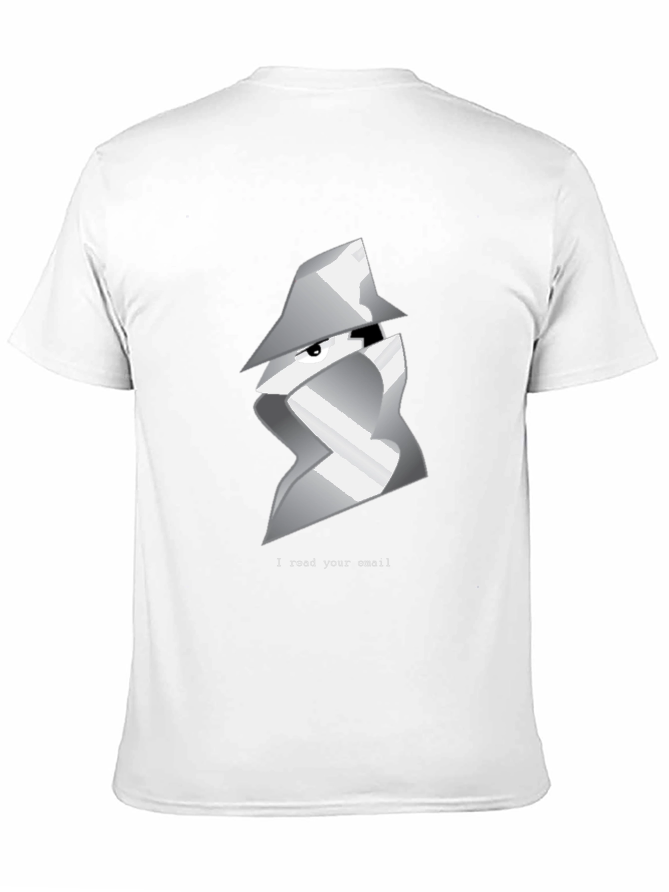 Spy Email Reader Graphic T-Shirt - Black