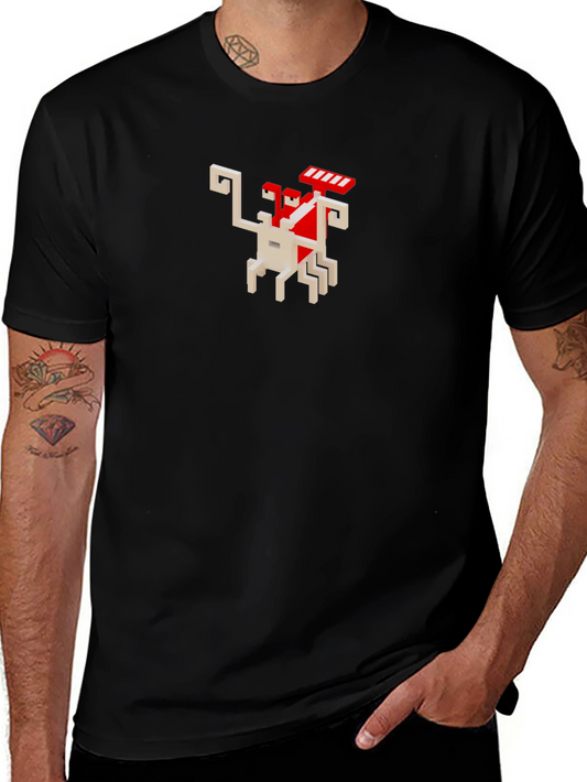 Retro Pixel Art Graphic T-Shirt