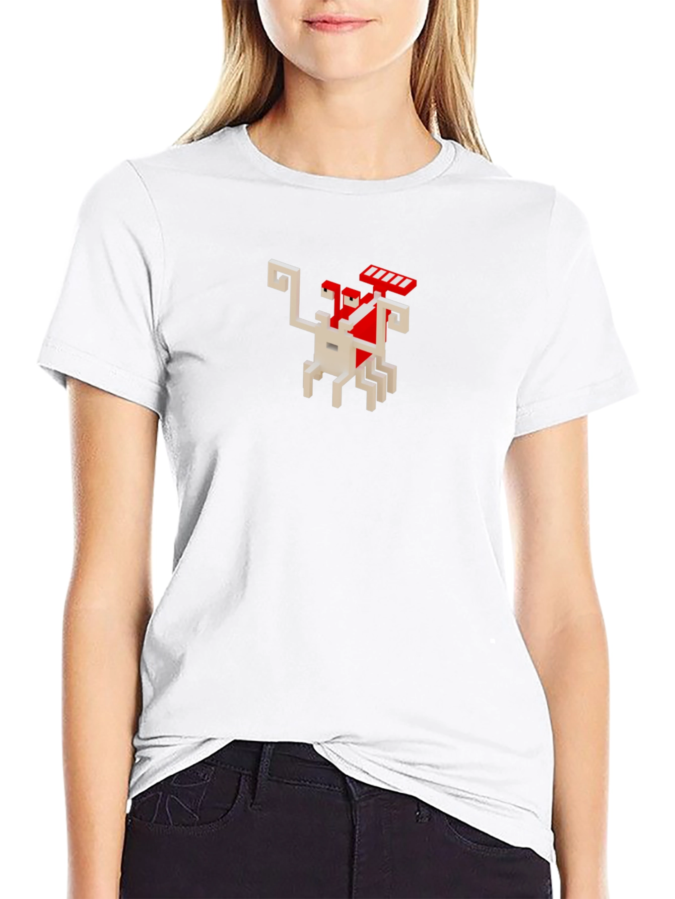 Retro Pixel Art Graphic T-Shirt