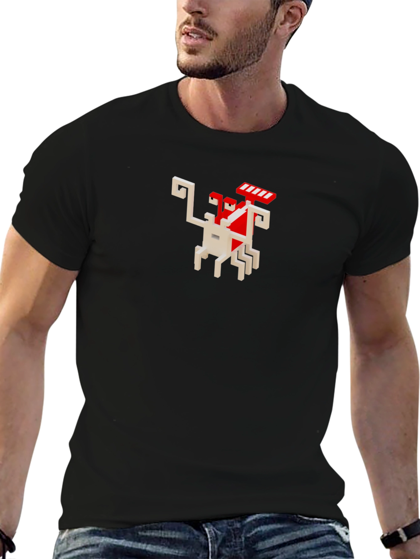 Retro Pixel Art Graphic T-Shirt