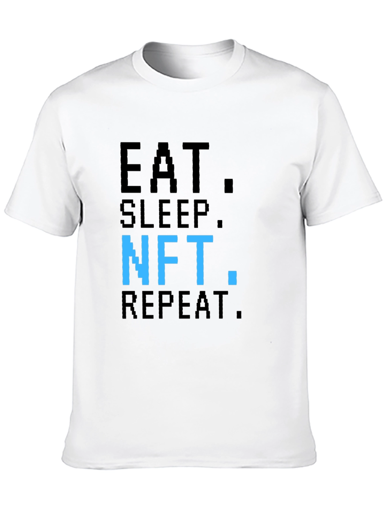 Eat Sleep NFT Repeat Black T-Shirt