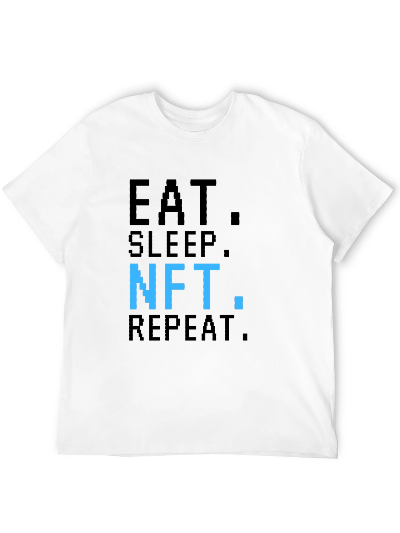 Eat Sleep NFT Repeat Black T-Shirt