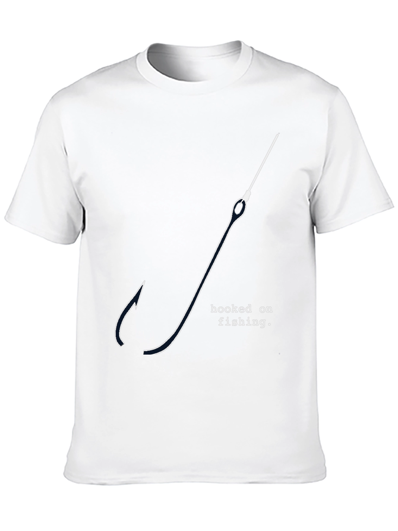 Hooked on Fishing Graphic T-Shirt