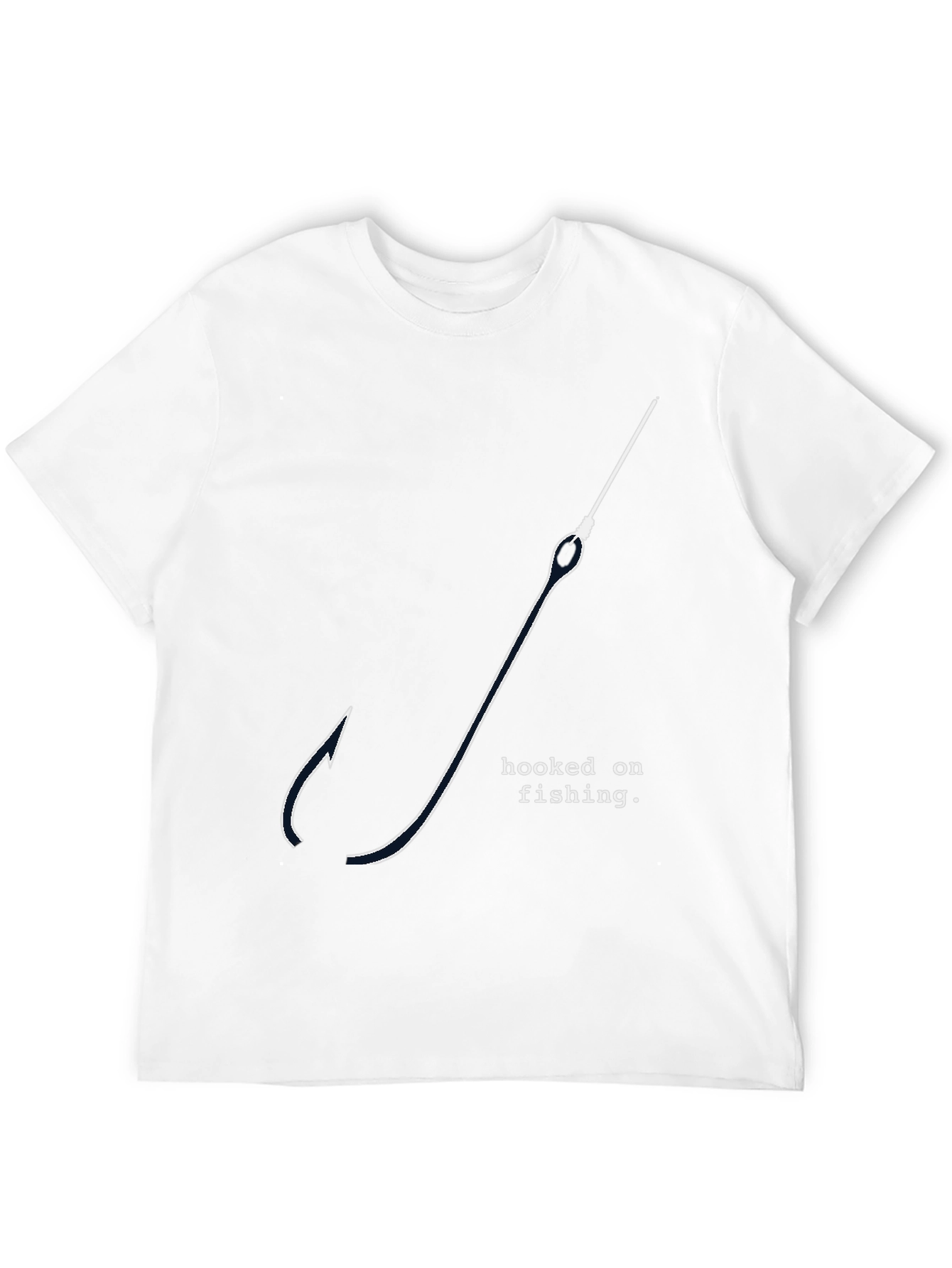 Hooked on Fishing Graphic T-Shirt