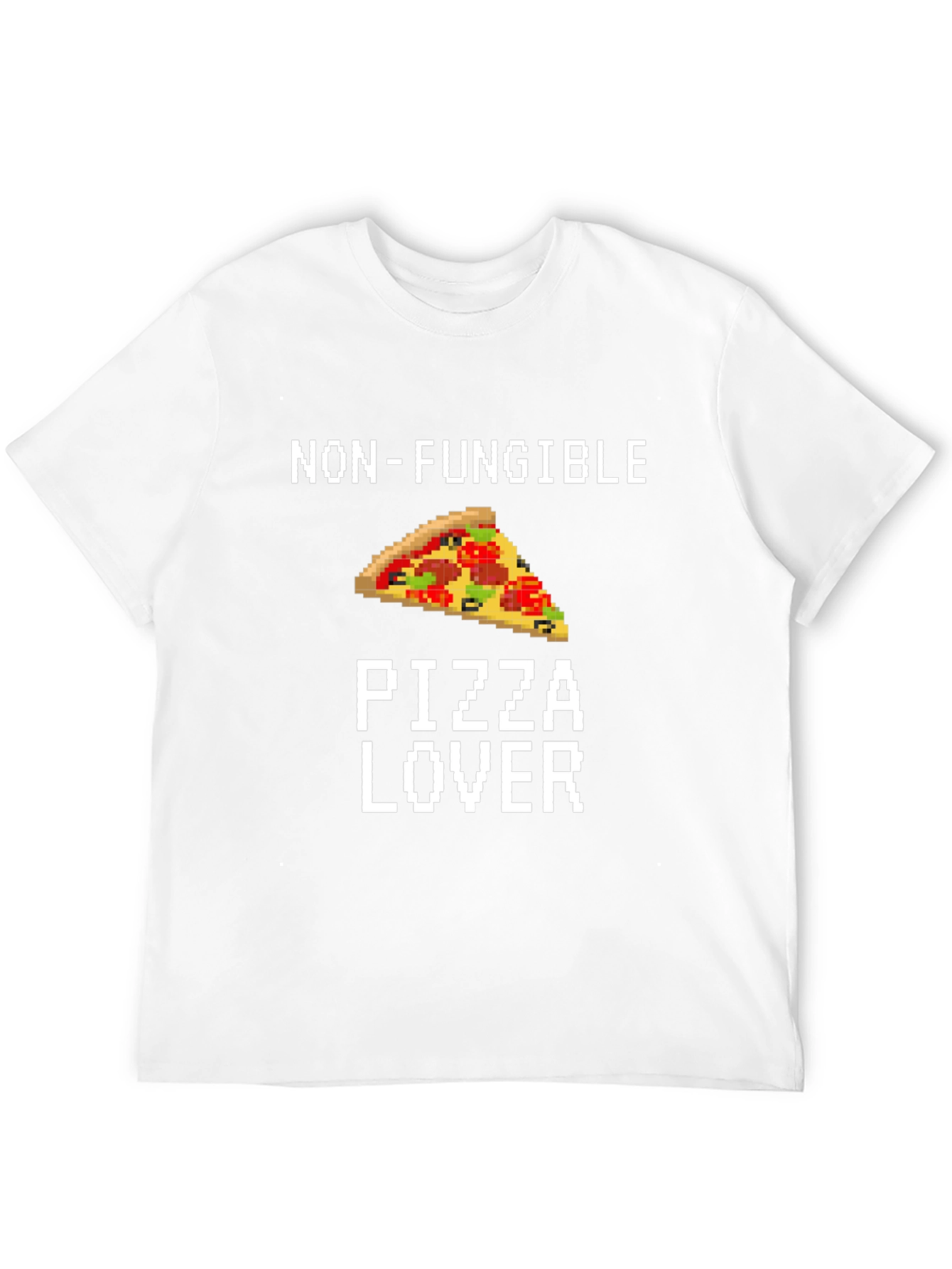 Non-Fungible Pizza Lover Graphic Tee - Black