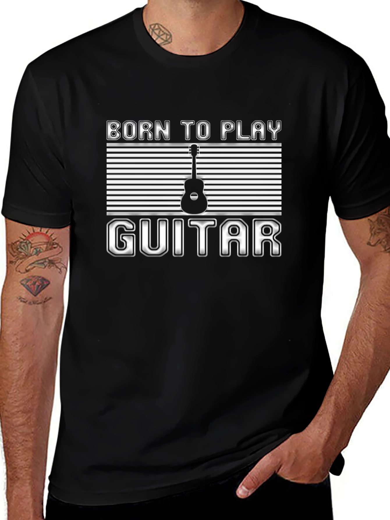 Born to Play Guitar T-Shirt - Musician Apparel