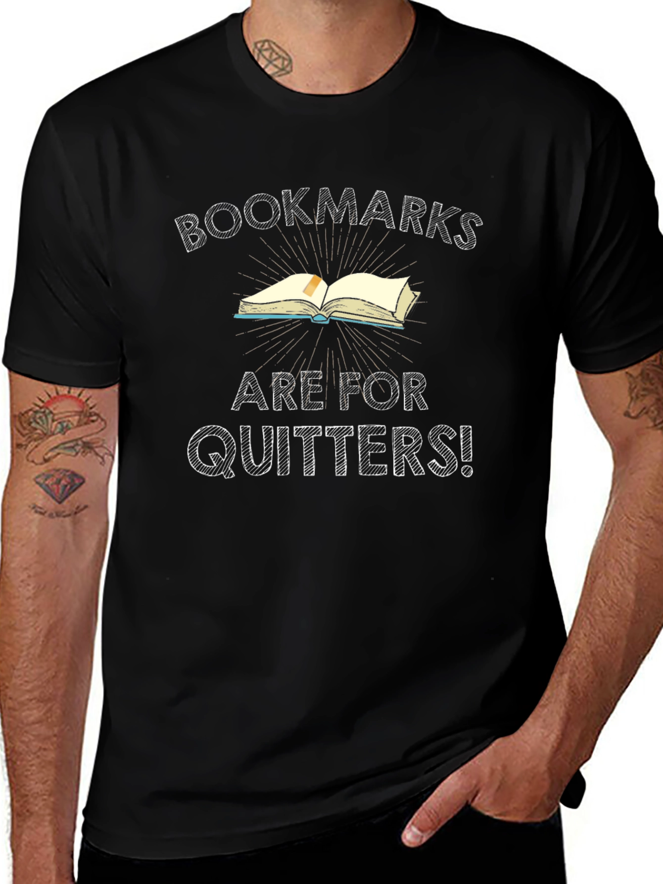 Bookmarks are for Quitters T-Shirt