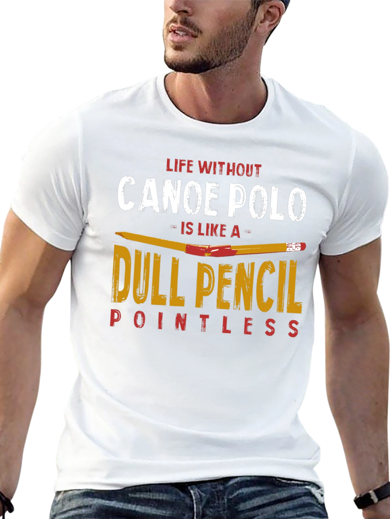 Canoe Polo T-Shirt: Life Without is Pointless Tee