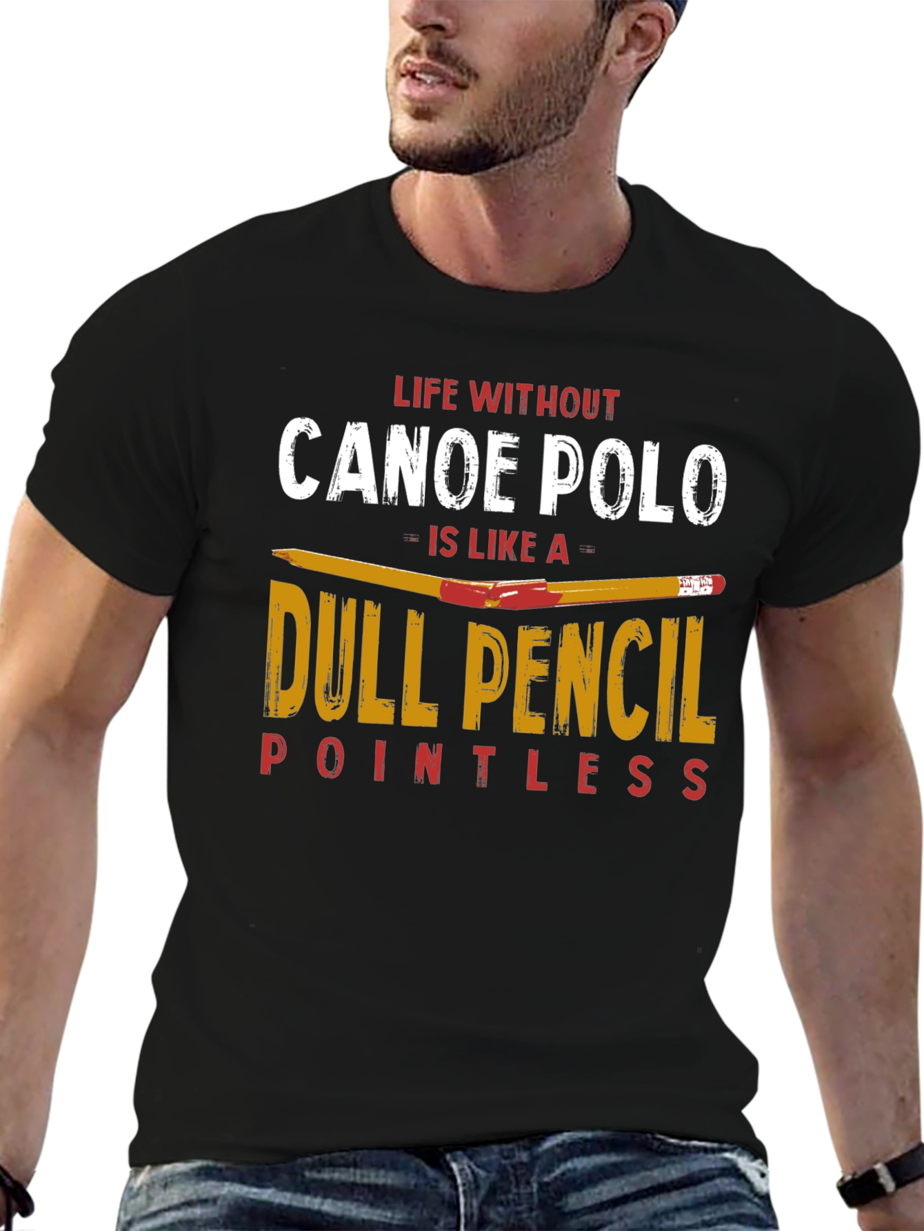 Canoe Polo T-Shirt: Life Without is Pointless Tee