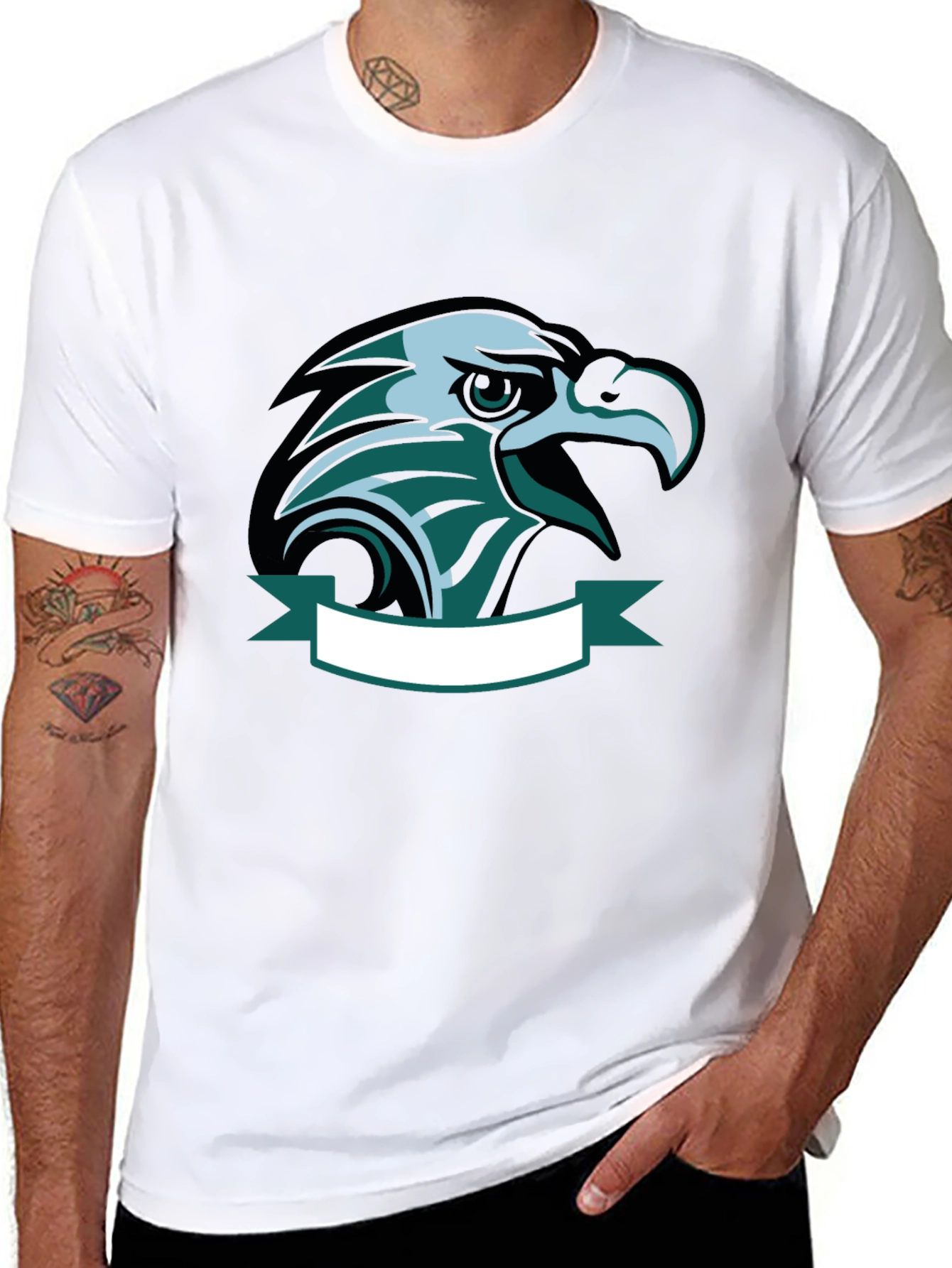 Eagle Graphic Tee - Mens Black T-Shirt