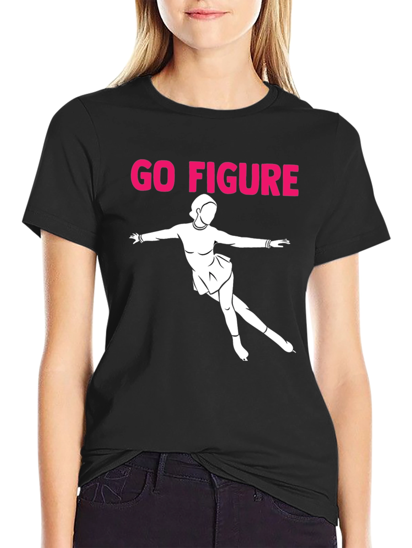 Go Figure T-Shirt - Ice Skating Graphic Tee