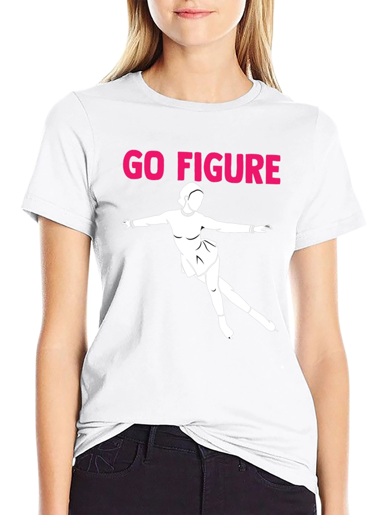 Go Figure T-Shirt - Ice Skating Graphic Tee