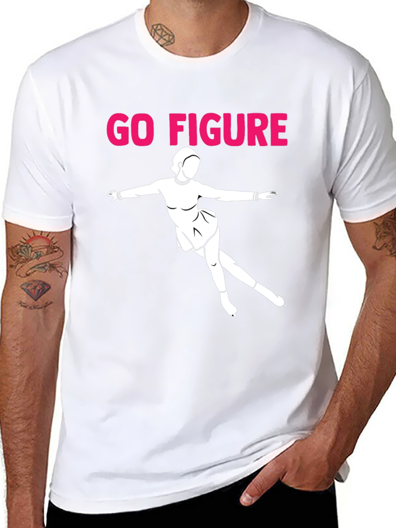 Go Figure T-Shirt - Ice Skating Graphic Tee