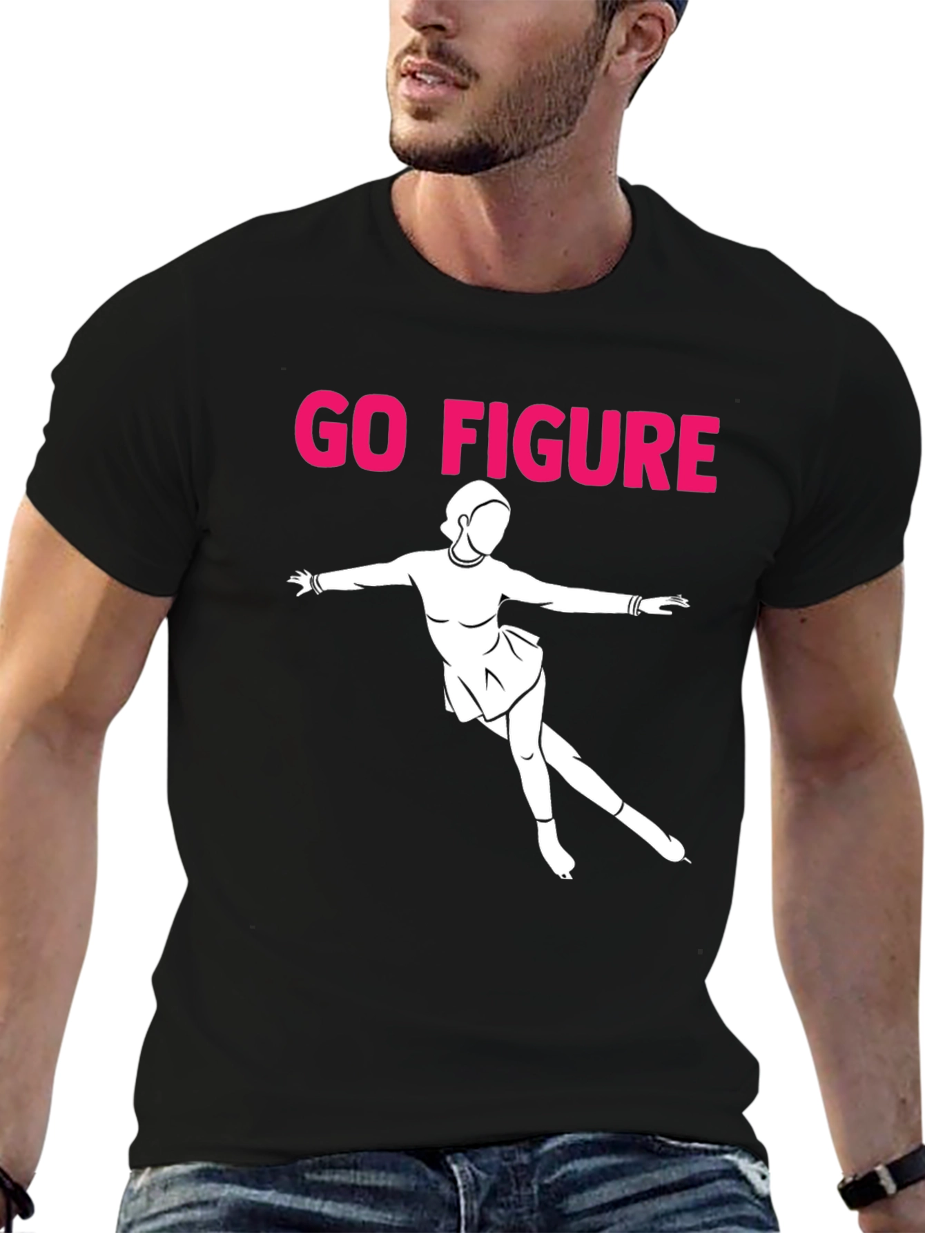 Go Figure T-Shirt - Ice Skating Graphic Tee
