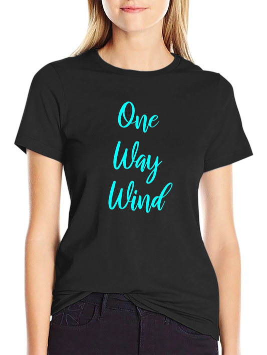 One Way Wind Graphic Tee - Casual Comfort