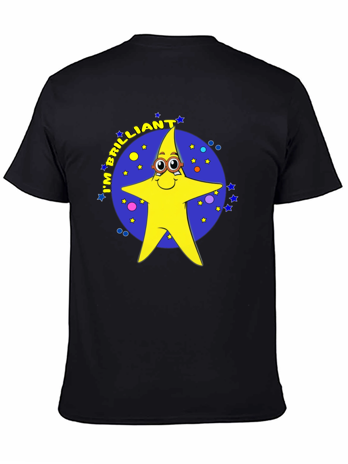 Brilliant Star Cartoon Graphic T-Shirt