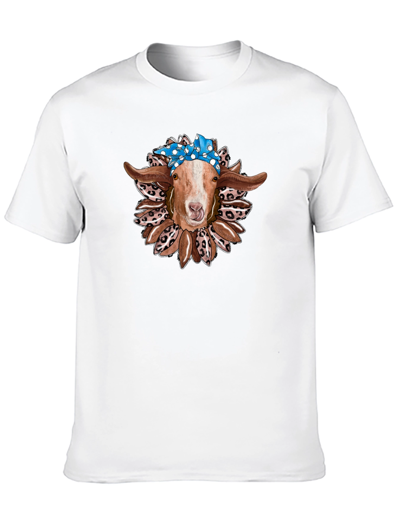 Goat with Bandana Graphic Tee