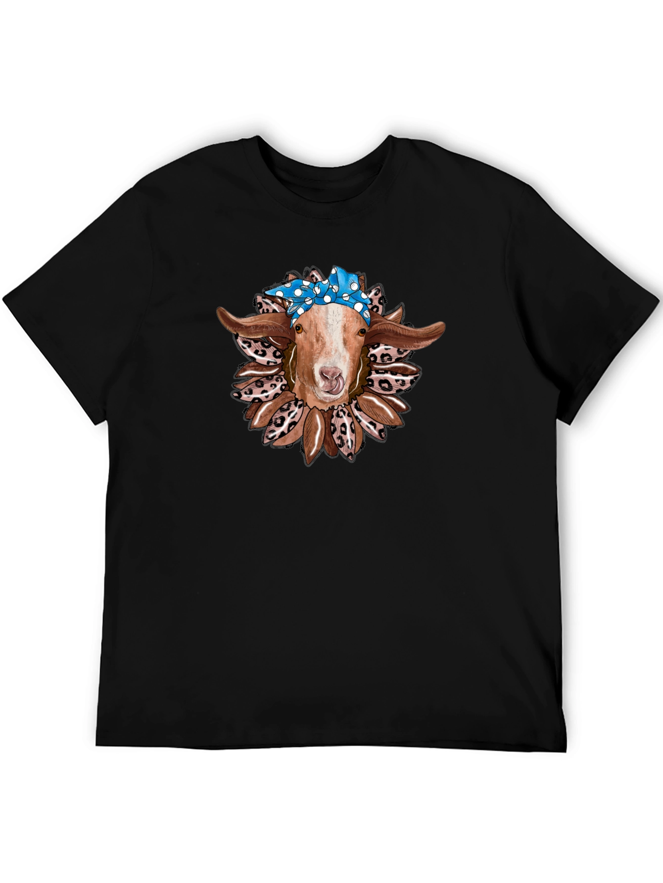 Goat with Bandana Graphic Tee