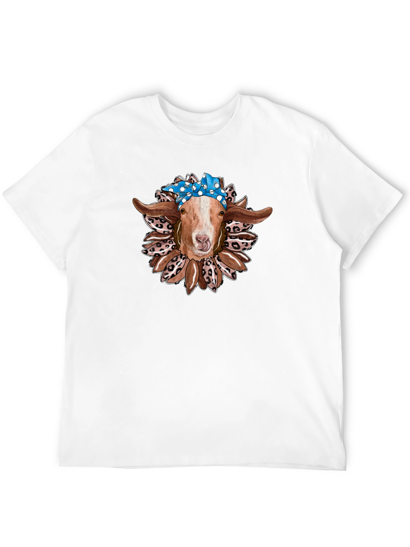 Goat with Bandana Graphic Tee