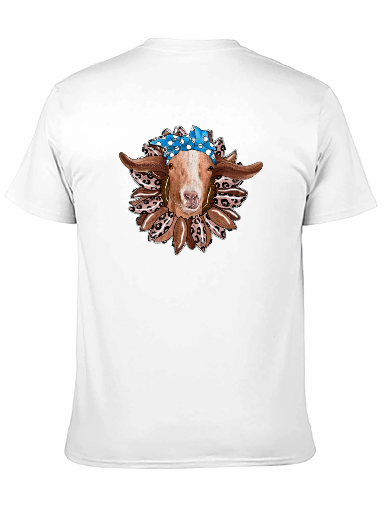 Goat with Bandana Graphic Tee