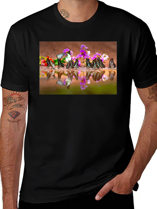 Butterfly Reflection Graphic Tee