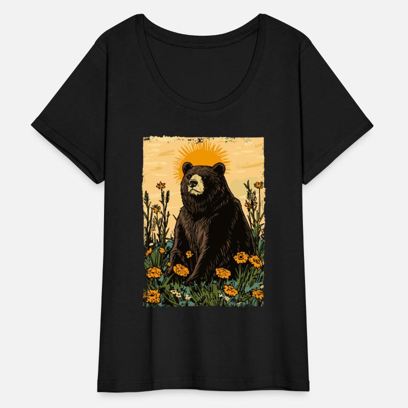 Majestic Bear in Sunny Meadow